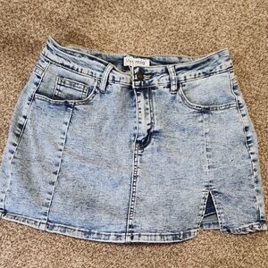Denim Mini Skirt